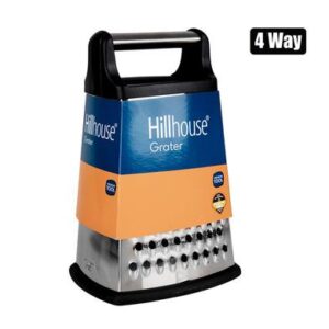 Grater 4-way s/s black xclusiv