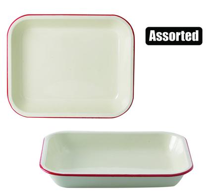 Baking pan 27x34cm enamel