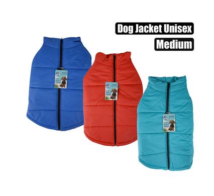 Pet dog jacket with zip unisex-medium