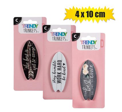 Magnet ceramic surfboard 4x10cm