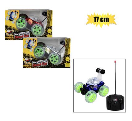 Battery operated rc stunt car mtl 17cm