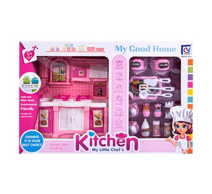 Fashion doll kitchen set