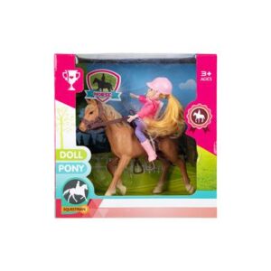 Pony & doll playset