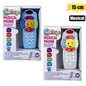 Baby toy edu musical phone b/o 15cm