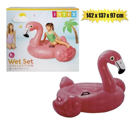 Intex ride-on flamingo 142x137x97cm