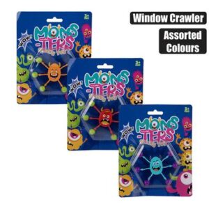Novelty monster window crawler 8x8cm