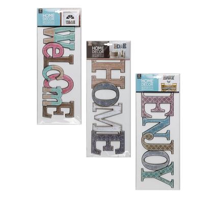 Sticker room decor words pop up asstd