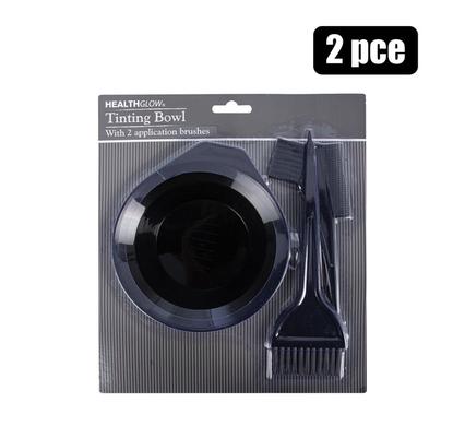 Tinting bowl+2pce application brushes