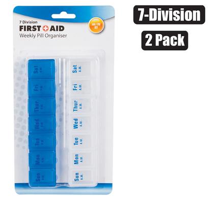 Pill-reminder 7-divisions pack-2